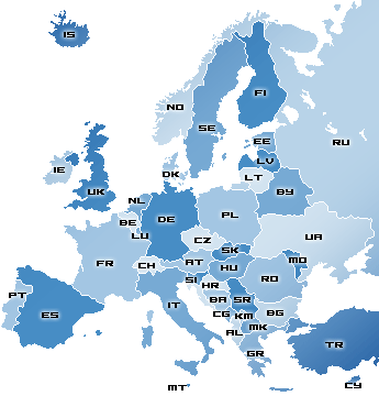 map of belgium in europe. Belgium / België / Belgique